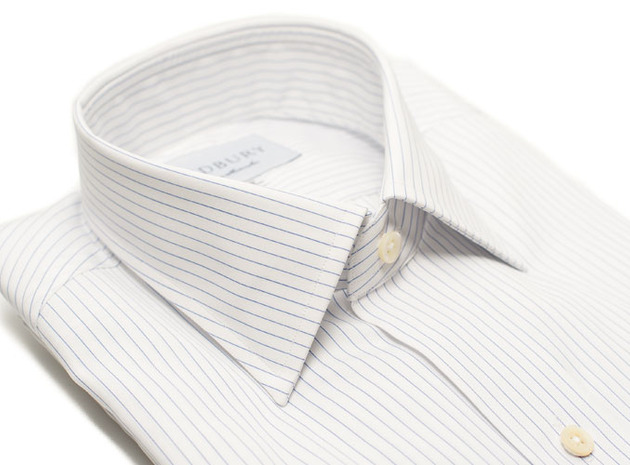The White Pinstripe 120 collar