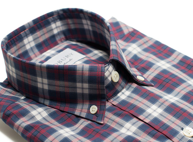 The Allen Plaid collar