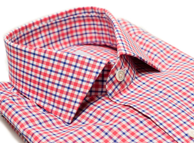 The Red and Blue Thompson Tattersall collar