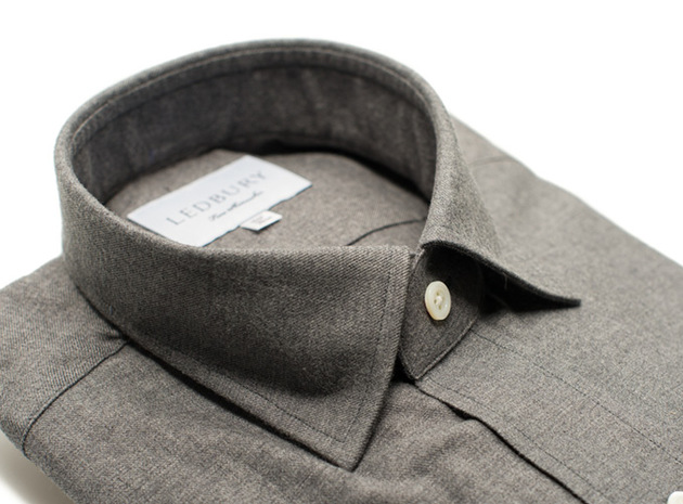 The Forbes Brushed Twill collar