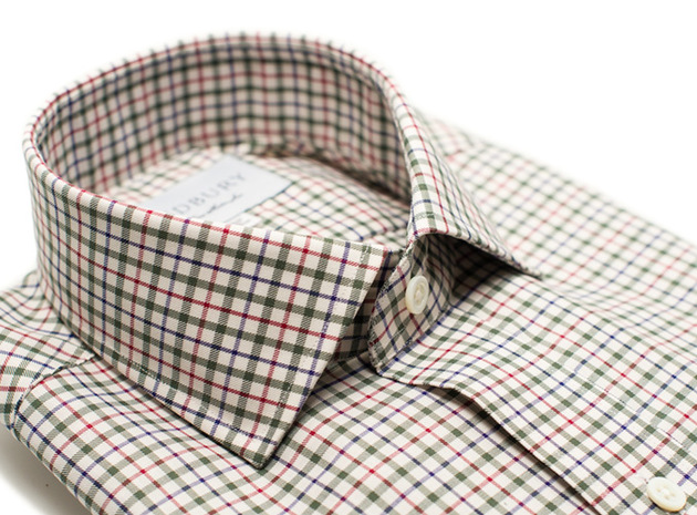 The Green and Red Madison Twill collar